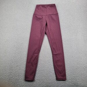 BP BORN PRIMITIVE Size XS Black Cherry Leopard Print Leggings